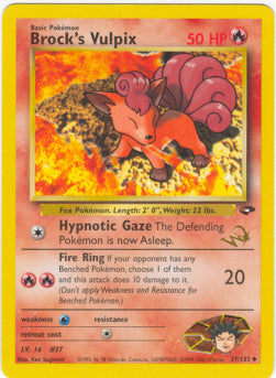 Brock's Vulpix - "W" Promos (Promo) [WPR-GC 37]