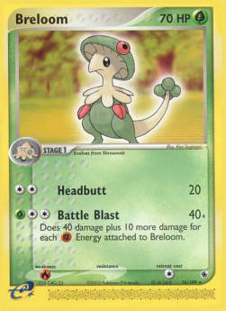 Breloom - EX Ruby & Sapphire (Rare) [RS-16]