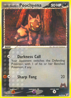 Team Magma's Poochyena (Sharp Call)