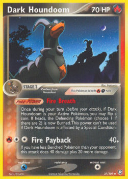 Dark Houndoom (Fire Breath)