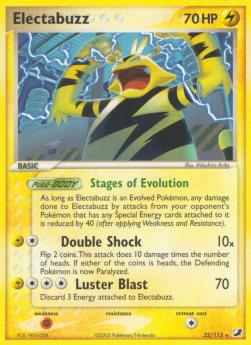 Electabuzz - EX Unseen Forces (Rare) [UF-22]