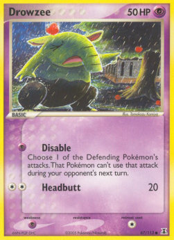 Drowzee - EX Delta Species (Common) [DS-67]