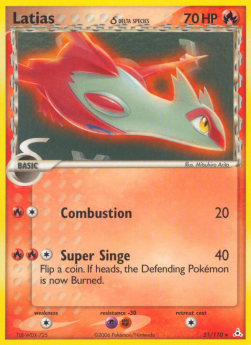 Latias δ Delta Species - EX Holon Phantoms (Rare) [HP-21]