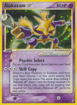 Alakazam Gold Star