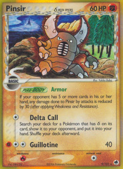 Pinsir δ Delta Species - EX Dragon Frontiers (Holo Rare) [DF-9]