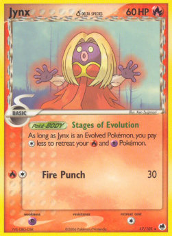 Jynx δ Delta Species - EX Dragon Frontiers (Rare) [DF-17]