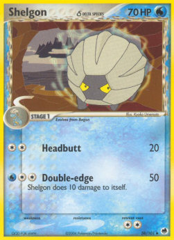 Shelgon δ Delta Species - EX Dragon Frontiers (Uncommon) [DF-38]
