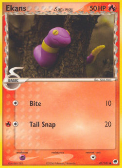 Ekans δ Delta Species - EX Dragon Frontiers (Common) [DF-47]