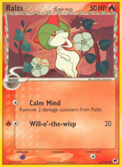 Ralts δ Delta Species - EX Dragon Frontiers (Common) [DF-61]