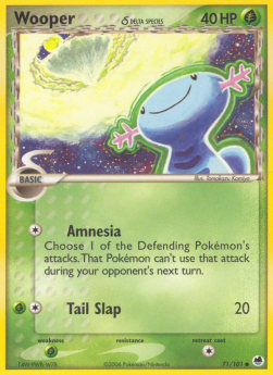 Wooper δ Delta Species - EX Dragon Frontiers (Common) [DF-71]