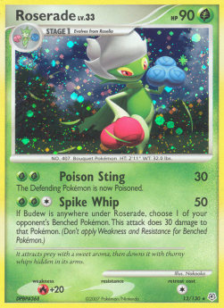 Roserade Lv.33 - Diamond & Pearl (Holo Rare) [DP-13]