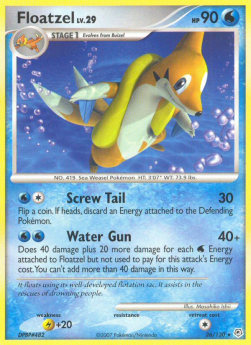 Floatzel Lv.29 - Diamond & Pearl (Rare) [DP-26]