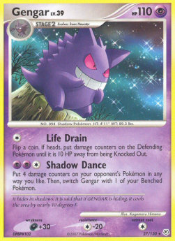 Gengar Lv.39 - Diamond & Pearl (Rare) [DP-27]