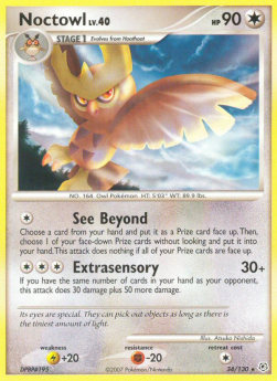 Noctowl Lv.40 - Diamond & Pearl (Rare) [DP-34]