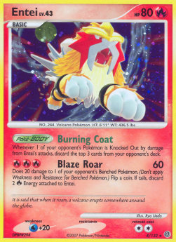 Entei Lv.43 - Secret Wonders (Holo Rare) [SW-4]