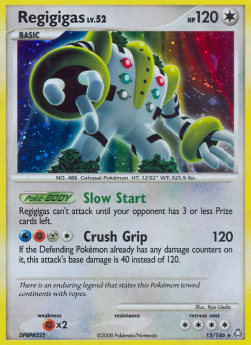 Regigigas Lv.52 - Legends Awakened (Holo Rare) [LA-15]