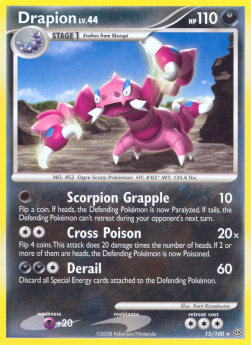 Drapion Lv.44 - Stormfront (Rare) [STF-15]