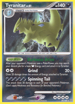 Tyranitar Lv.61 - Stormfront (Rare) [STF-30]