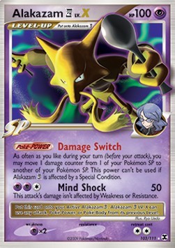 Alakazam  LV.X - Rising Rivals (Ultra Rare) [RR-103]