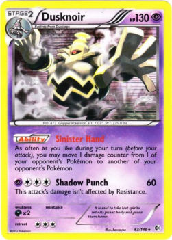 Dusknoir - Boundaries Crossed (Holo Rare) [BCR-63]