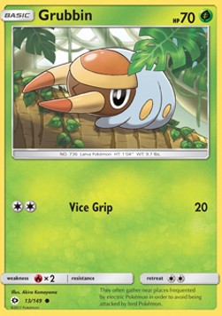 Grubbin - Sun & Moon (Common) [SUM-13]