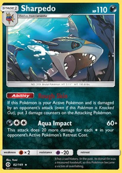 Sharpedo - Sun & Moon (Holo Rare) [SUM-82]