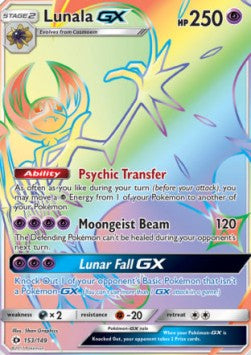 Lunala GX - Sun & Moon (Secret Rare) [SUM-153]