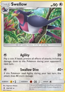 Swellow - Guardians Rising (Rare) [GRI-104]