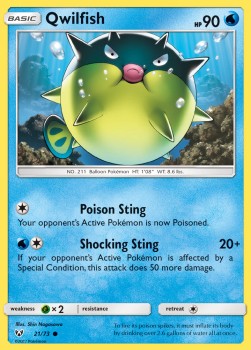 Qwilfish - Shining Legends (Common) [SLG-21]