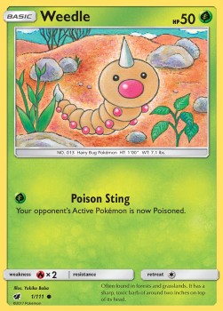 Weedle - Crimson Invasion (Common) [CIN-1]