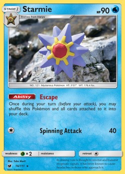 Starmie - Crimson Invasion (Rare) [CIN-16]