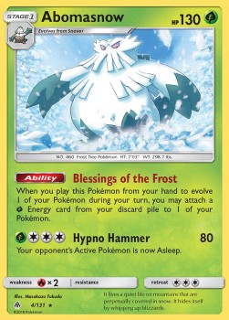Abomasnow - Forbidden Light (Rare) [FLI-4]