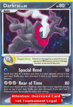 Darkrai Lv.50 - DP Black Star Promos (Oversized) [DPPR-24]