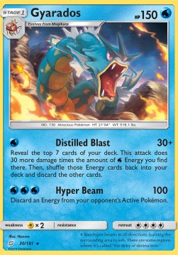 Gyarados - Team Up (Holo Rare) [TEU-30]