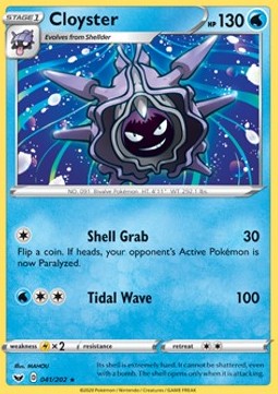 Cloyster - Sword & Shield (Rare) [SSH-41]
