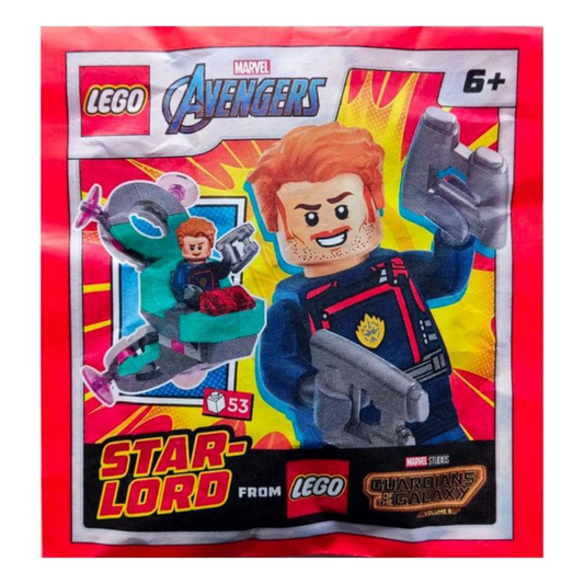 LEGO Marvel Star Lord Minifigure Paper Bag 242402 Polybag