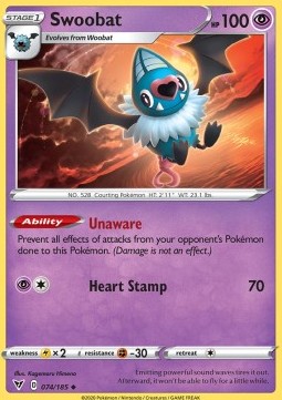 Swoobat - Vivid Voltage (Uncommon) [VIV-74]