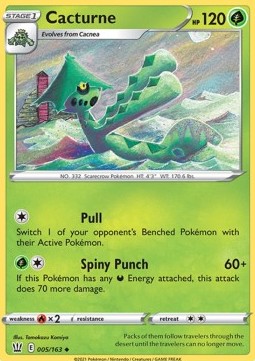 Cacturne - Battle Styles (Uncommon) [BST-5]
