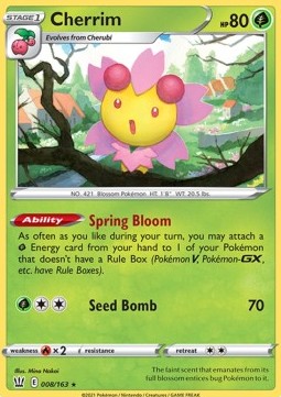 Cherrim - Battle Styles (Holo Rare) [BST-8]