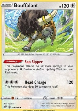 Bouffalant - Battle Styles (Uncommon) [BST-118]