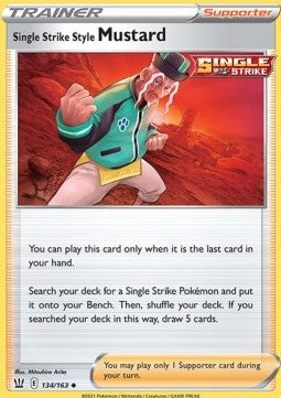 Single Strike Style Mustard - Battle Styles (Uncommon) [BST-134]