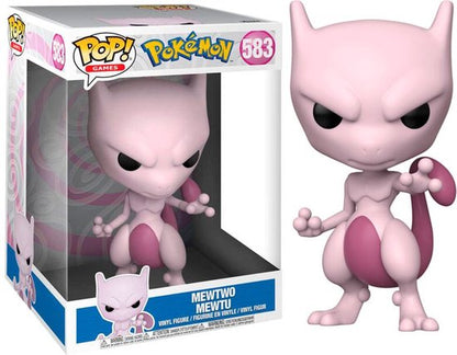 Pokémon Mewtwo - (Jumbo Pop!) Vinyl Figuur 583 Unisex Jumbo Pop! - Neutraal - Standard (DAMADGED BOX)