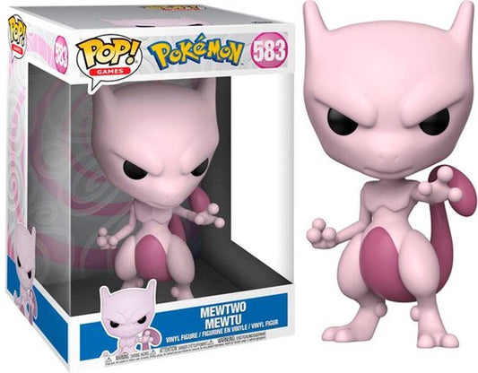 Pokémon Mewtwo - (Jumbo Pop!) Vinyl Figuur 583 Unisex Jumbo Pop! - Neutraal - Standard (DAMADGED BOX)