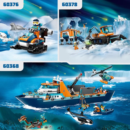 LEGO City Sneeuwscooter voor Poolonderzoek Modelbouwpakket - 60376