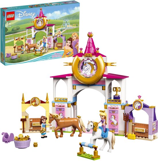 LEGO Disney Belle en Rapunzel's koninklijke paardenstal - 43195