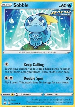 Sobble - Chilling Reign (Common) [CRE-041]
