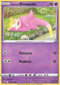 Galarian Slowpoke - Chilling Reign (Common) [CRE-054]