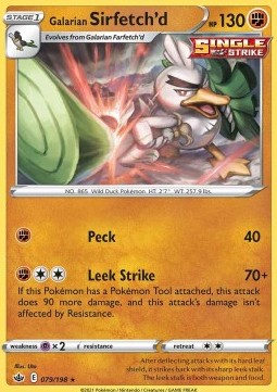 Galarian Sirfetch'd - Chilling Reign (Rare) [CRE-079]