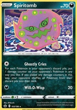 Spiritomb - Chilling Reign (Rare) [CRE-103]