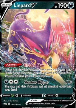 Liepard V - Chilling Reign (Ultra Rare) [CRE-104]
